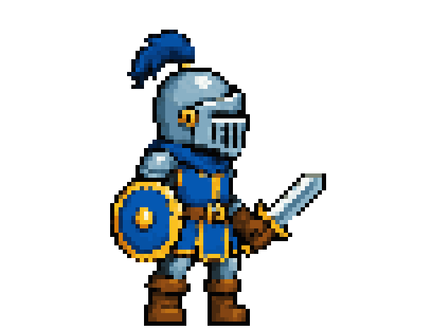 Looping compiled Blue Knight idle animation